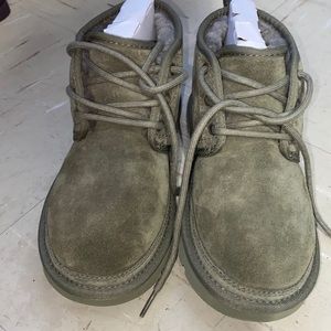 Green UGG boots